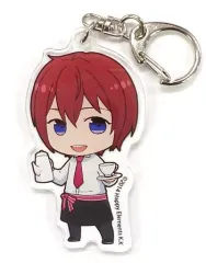 【中古】キーホルダー・マスコット(キャラクター) 朱桜司 「あんさんぶるスターズ!×animatecafe トレーディングアクリルキーホルダー カフェスタイル 第2弾」