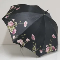 耐風傘 CHARLES JOURDAN シャルルジョルダン USED美品 フラワー ジャンプ 60cm A2151のサムネイル