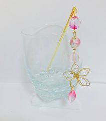 お花のかんざさ　ピンク系