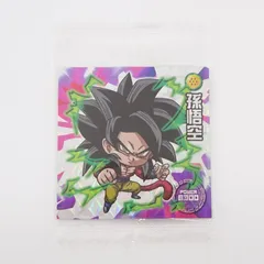 【三重店】ドラゴンボール 超戦士シールウエハースZ W5-21  孫悟空 ゴッドレア GR エラーシール【704-B424】