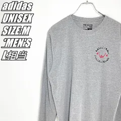 adidas　アディダス　プリントロンT　ユニセックス　男女兼用　サイズ表記M　メンズL相当　グレー