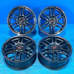 【超美品】MID RMP RACING R26 17インチ 7J+45 4H100 マルカサービス 軽量ホイール ロードスター デミオ MAZDA2 スイフト ヤリス 等のサムネイル