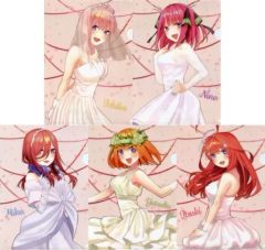 [중고] 클리어 파일 집합 ED 일러스트 A4 클리어 파일 5장 세트 [영화 오등분의 신부] 극장 상품