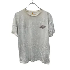 carhartt 半袖 プリントTシャツ M ホワイト プルオーバー ストリート カーハート 古着卸 アメリカ仕入 a705-5638