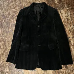 COMME des GARCONS HOMME PLUS コムデギャルソンオムプリュス 01AW Thick-Ribbed Corduroy 3B Tailored Jacket PC-J090 ブラック sizeS ジャケット 【代官山03】のサムネイル