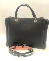 値下げ❗☆新品未使用品☆Samantha Thavasa サマンサタバサ シンプルトートバッグ 2WAY ブラック×ピンクベージュ