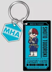 【中古】キーホルダー 轟焦凍 ジロリ ラバー塗装風2連アクリルキーホルダー 「僕のヒーローアカデミア THE MOVIE ユアネクスト」