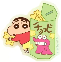 【中古】シール・ステッカー チョコビ 蓄光アクリルステッカー  「クレヨンしんちゃん」