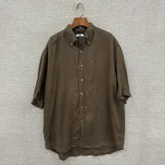 LEMAIRE 半袖シャツ ダークグリーン LEMAIRE ショートスリーブ シャツ | グリーン | FARFETCH JP