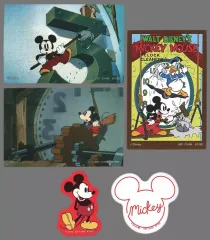 【中古】シール・ステッカー セットD ＜Mickey＞ 名シーン＆ダイカットステッカーセット 「一番くじ ディズニー ファンタジア 85th Anniversary Memories of＜Mickey＞」 H賞