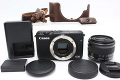 Canon ミラーレス一眼カメラ EOS M10 レンズキット(ブラック) EF-M15-45mm キヤノン