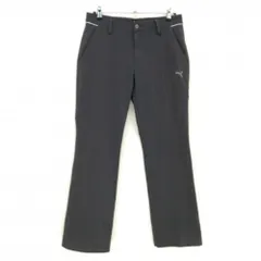 プーマ パンツ グレー ウエストパイピングライン 無地 ストレッチ サンプル品 メンズ  ゴルフウェア PUMA