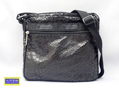LESPORTSAC レスポートサック ショルダーバッグ ブラック 中古B 【送料無料】 A-8867【質屋出品】