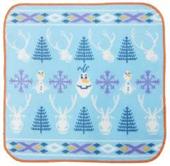 【中古】タオル・手ぬぐい オラフ＆スヴェン タオル 「一番くじ ディズニー プリンセス Glowing Colors」 F賞