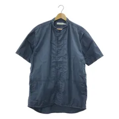 nonnative / ノンネイティブ | CLIMBER S/S SHIRT COTTON TYPEWRITER コットンタイプライター クライマー 半袖シャツ | 2 | ネイビー | メンズ