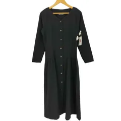 トリココムデギャルソン tricot COMME des GARCONS 80s 川久保期 ウールナイロン メルトン地 シャツワンピース レディース 表記無 のサムネイル