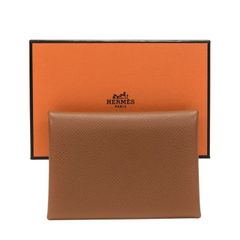 新品】エルメス カードケース カルヴィ デュオ ルージュセリエ 