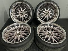 【HANKOOK 215/35ZR19 225/35ZR19】夏タイヤ【WORK VS-XX ダブルエックス 19インチ 9.5J/10J5HPCD100-9/-16】希少 深リム 86 BRZ等 MTE597