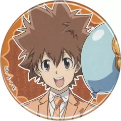 【中古】バッジ・ピンズ 沢田綱吉＆リボーン 「家庭教師ヒットマンREBORN! トレーディング缶バッジ アニマルバルーンver.」