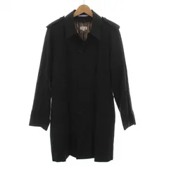 ポールスミス PAUL SMITH シングル トレンチコート ロング ライナー付き アウター XL 黒 ブラック /YMのサムネイル