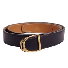美品 Vintage エルメス HERMES 90年 ベルト レザーベルト バッ