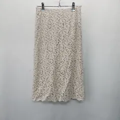 ◇ Θ NATURAL BEAUTY BASIC シアー素材 ミモレ丈 タイト スカート サイズ XS ベージュ系 レディース E  【1409240054566】