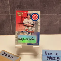2001 Donruss Signature Series Billy Williams サイン Chicago Cubs Team Trademarks カード
