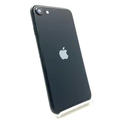 【全額返金保証】【最速発送】Apple iPhone SE（第3世代） 128GB ミッドナイト au 白ロム 動作確認済 77%