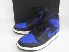 NIKE ナイキ 554724-077 AIR JORDAN 1 MID Hyper Royal スニーカー　27㎝