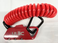 ROCKBROS(ロックブロス)  3桁ダイヤルロック 自転車用鍵 ULAC　ダイヤルフック　レッド