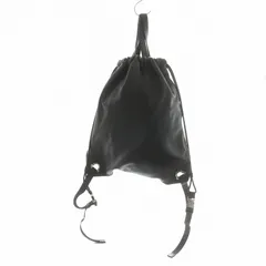 モンクレール MONCLER KINLY BORSA リュックサック ショルダーバッグ バックパック ナップサック 巾着 レザー ロゴ 黒 ブラック ■GY11 /MQのサムネイル