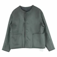 LE GLAZIK ルグラジック JL-8942 2WAY フェイク ムートン リバーシブル ジャケット 中国製 グレー系 36【中古】のサムネイル