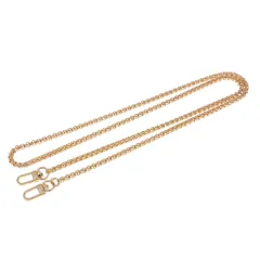 Baoblaze 【ノーブランド品】財布 ハンドバッグ ショルダーバッグ 交換用 チェーン ストラップ ハンドル ベルト 金属製 120CM 全3色 - ゴールド