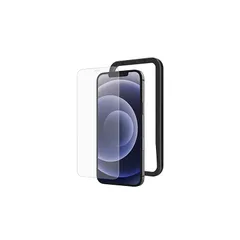 NIMASO アンチグレア ガラスフィルム iPhone 12 mini 用 強化 ガラス 保護 フィルム ガイド枠付き NSP20I105 1