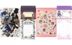 [중고] 종이제품(캐릭터) 전 2종 세트 레터 세트 [이치반쿠지 흑집사 Book of Circus~그 집사, 신묘~] H상