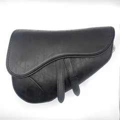 レア【新品未使用訳アリ】DIOR HOMM　レザーミニサドルバッグ　メンズ　MINI SADDLE　ショルダーバッグ