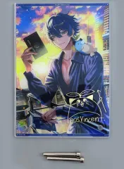 【中古】アクリルスタンド・アクリルパネル [単品] レオス・ヴィンセント A5アクリルパネル(複製直筆サイン入り) 「バーチャルYouTuber にじさんじ レオス・ヴィンセント 誕生日2025」