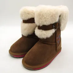 エミュー ブーツ 未使用 K12335 Jensen Chestnut  シューズ 靴 キッズ 女の子用 K10/15サイズ キャメル EMU Australiaのサムネイル