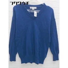 ◇ B MING LIFE STORE by BEAMS ビーミングライフストアバイビームス 長袖 ニット セーター サイズONE ブルー系 レディース 【中古】 【1102190012692】