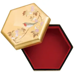 鈴木其一　肉筆　絹本　掛軸　識箱　2重箱 (左／蜻蛉を追う雀)（右／蝶を追う燕） 鈴木其一 肉筆 絹本 掛軸 識箱（識あり）時代 2重箱 Kiitsu