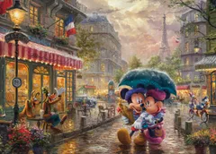 Ceaco - トーマス・キンケード - ディズニー - パリのミッキー&ミニー - 1000ピース ジグソーパズル 