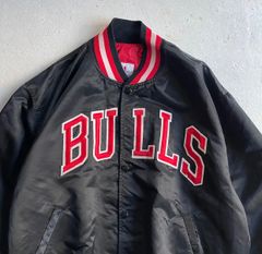 90s アメリカ製 NBA シカゴ　ブルズ　starter 中綿無し 【L】