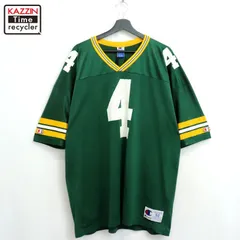 90s USA製 vintage Champion フットボールTシャツ メッシュ ゲームジャージ ユニフォーム メンズ 表記52サイズ