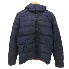 ヒルフィガーデニム HILFIGER DENIM ロゴ刺繍 フーデッド ダウン ジャケット メンズ import：S 