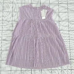 ◇ ⊂ 未使用 ドレスキップ ノースリーブ クリンクルプリーツティアードブラウス サイズM パープル系 レディース E  【1508270000144】のサムネイル