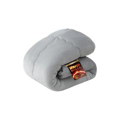 クモリ(Kumori) 掛け布団 ダブル 冬用 「極暖シリーズ」 両面フランネル 暖かい 持続温感 3.3kg 厚手 ふんわり あったか 高機能中綿 蓄熱吸湿 ほこりが出にくい 保温 静電気防止 軽量 洗濯可能 掛けふとん 190X210cm グレー