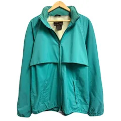 Eddie Bauer エディーバウアー 黒タグ ウィンドブレーカー フード付き ゴアテックス マウンテンパーカー エメラルドグリーン Mサイズ No.G907