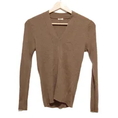 IENA(イエナ) 長袖セーター レディース - ダークブラウン Vネック