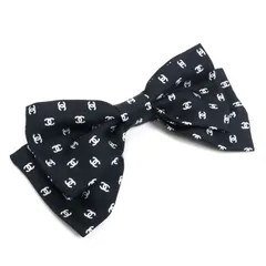 美品 CHANEL ココマーク リボンバレッタ 黒 マルコウ宅配買取！！CHANEL シャネル バレッタ リボン型 ココ