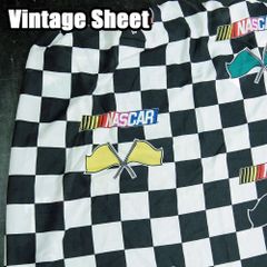 海外輸入 　ヴィンテージシーツ　アメリカ　NASCAR　ナスカー　/s93